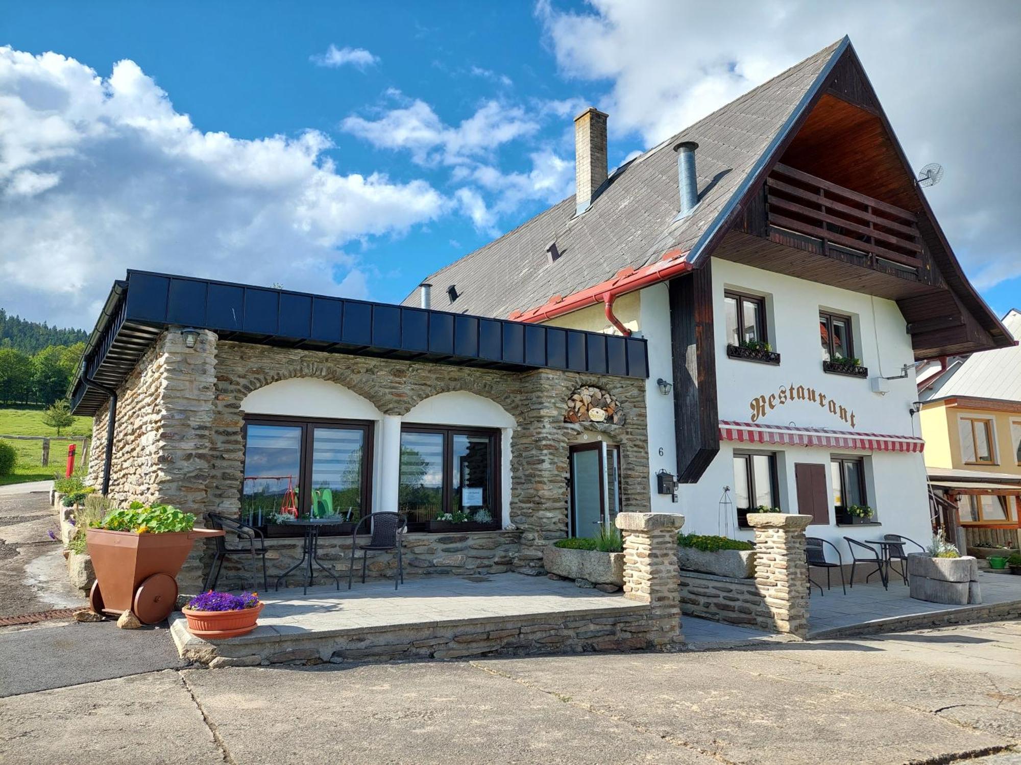 Penzion Slupecna Lipno nad Vltavou Exteriér fotografie