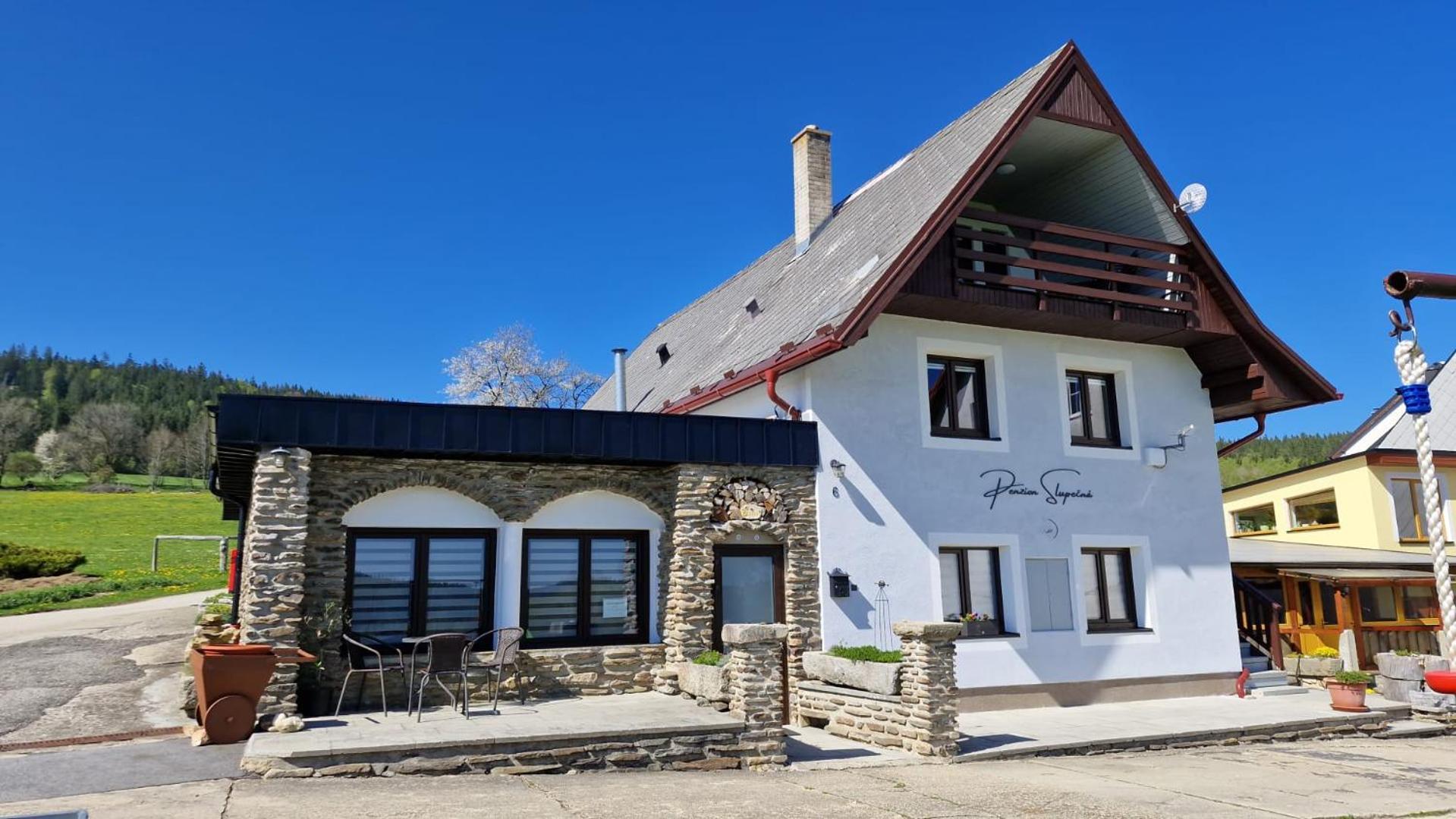 Penzion Slupecna Lipno nad Vltavou Exteriér fotografie